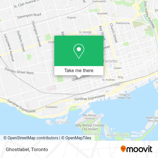 Ghostlabel map