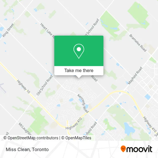 Miss Clean map
