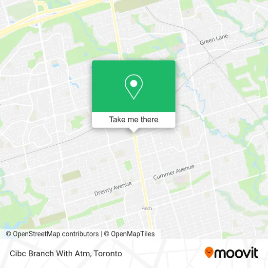 Cibc Branch With Atm map