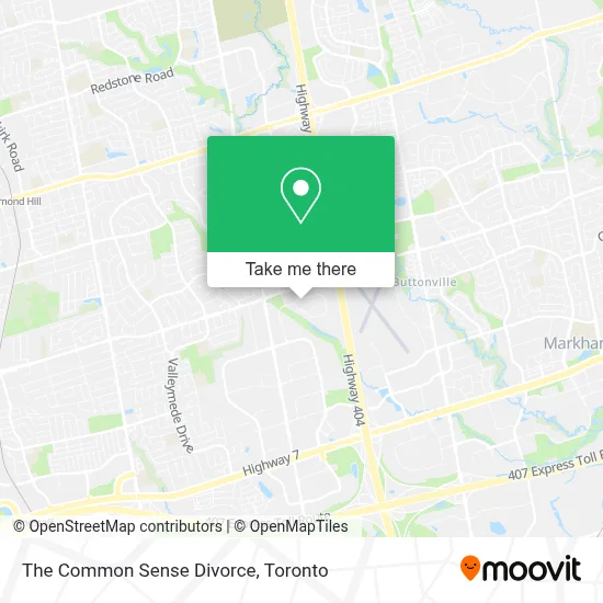 The Common Sense Divorce map