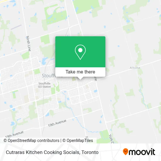 Cutraras Kitchen Cooking Socials map