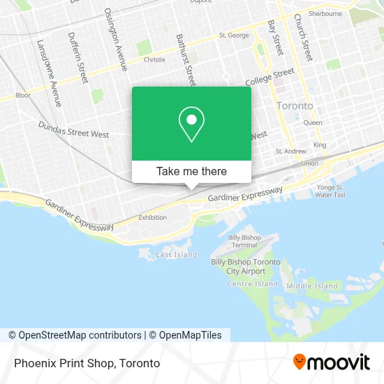 Phoenix Print Shop map