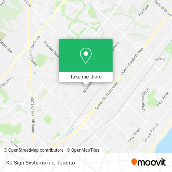 Kd Sign Systems Inc map