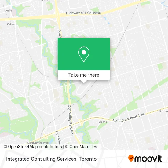 Integrated Consulting Services map