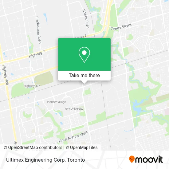 Ultimex Engineering Corp map