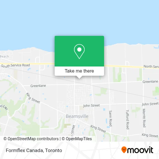 Formflex Canada map