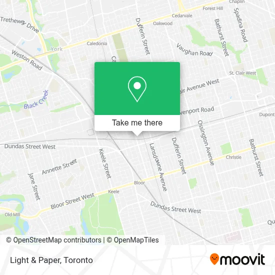 Light & Paper map