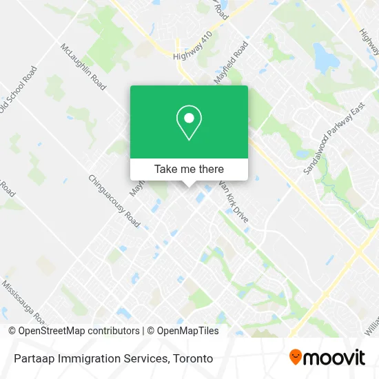 Partaap Immigration Services map
