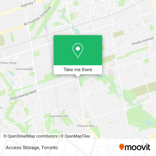 Access Storage map
