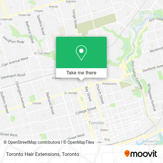Toronto Hair Extensions map
