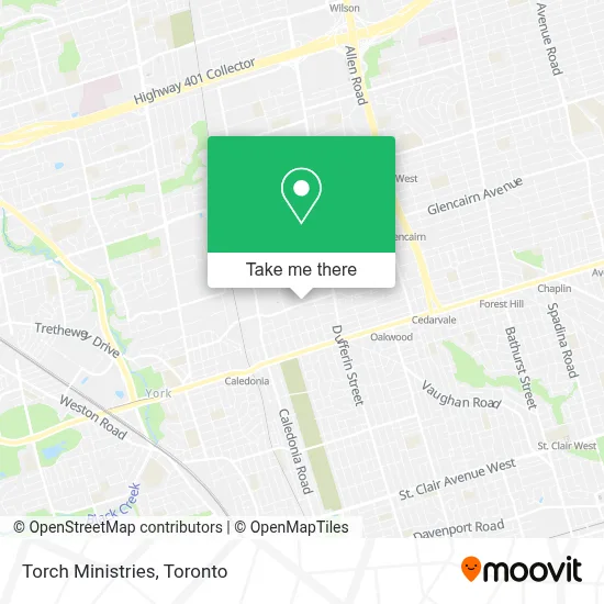Torch Ministries map