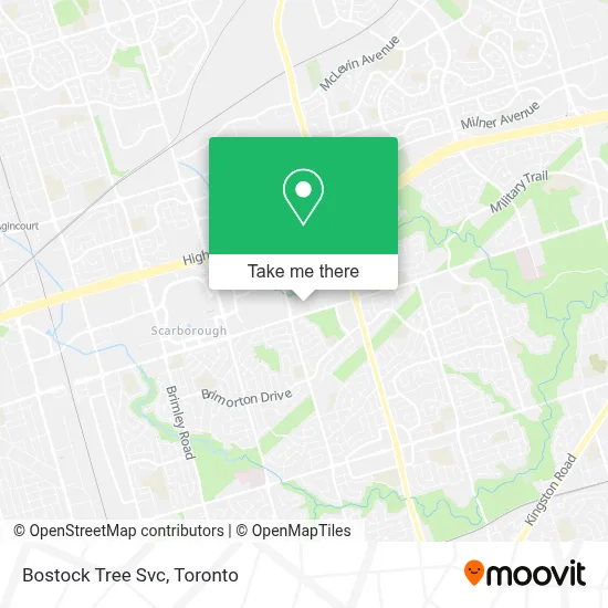 Bostock Tree Svc map
