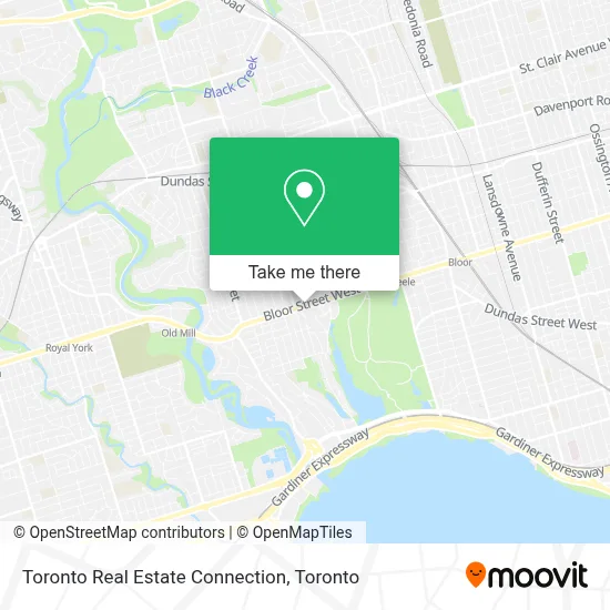 Toronto Real Estate Connection map