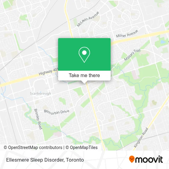Ellesmere Sleep Disorder map