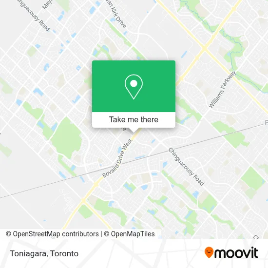 Toniagara map