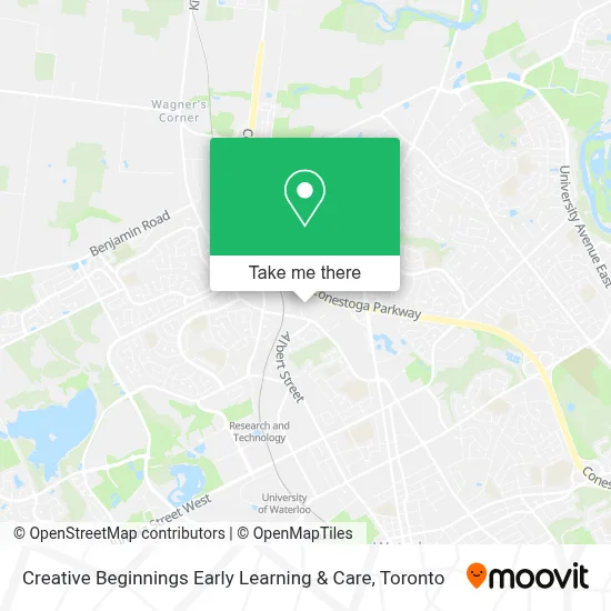 Creative Beginnings Early Learning & Care map