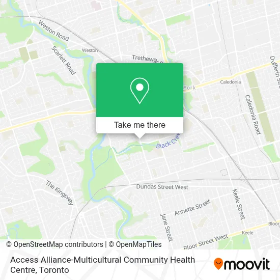 Access Alliance-Multicultural Community Health Centre map