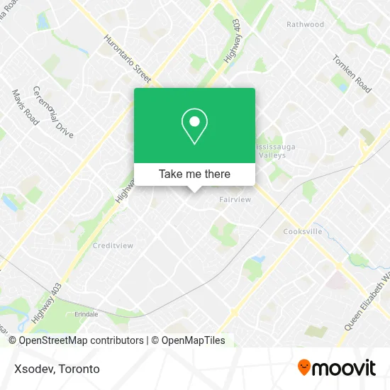 Xsodev map
