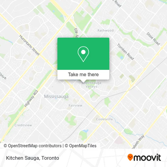 Kitchen Sauga map