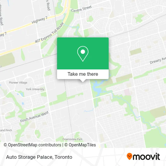 Auto Storage Palace map