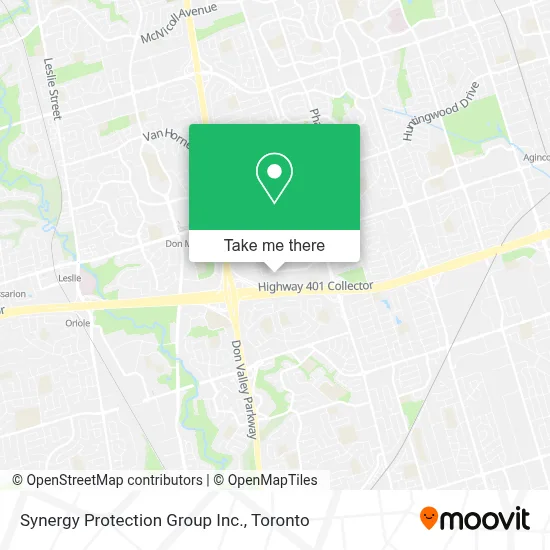 Synergy Protection Group Inc. map
