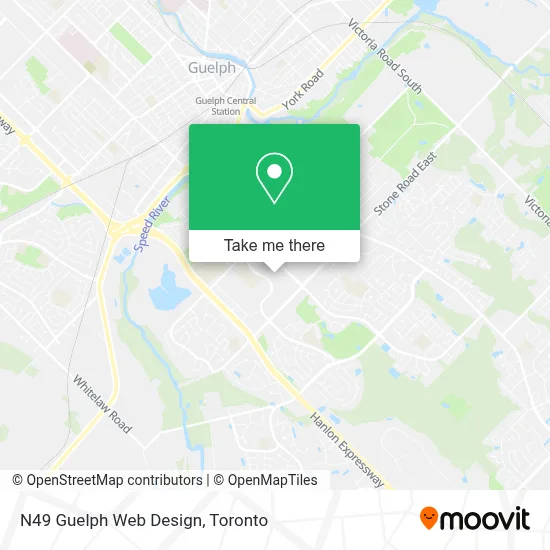 N49 Guelph Web Design map