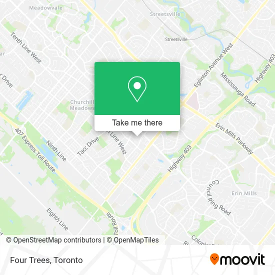 Four Trees map