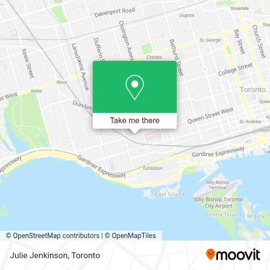 Julie Jenkinson map