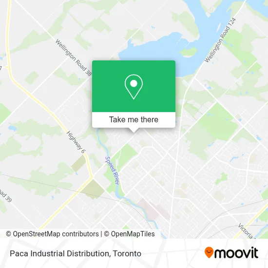 Paca Industrial Distribution map