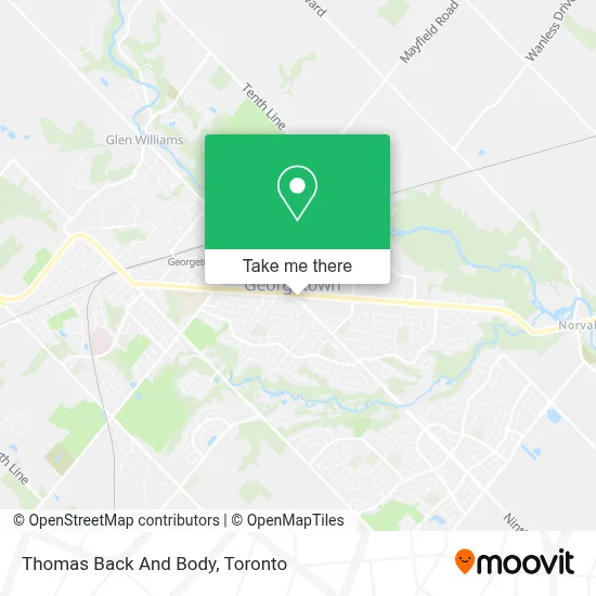 Thomas Back And Body map