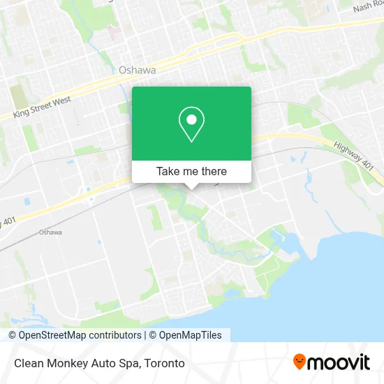 Clean Monkey Auto Spa map