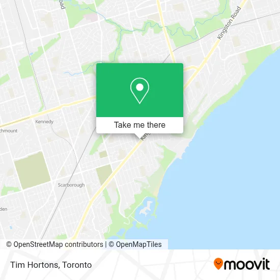 Tim Hortons map