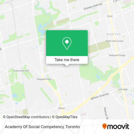 Academy Of Social Competency map