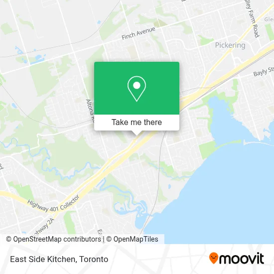 East Side Kitchen map