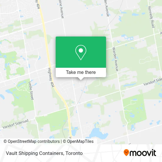 Vault Shipping Containers map