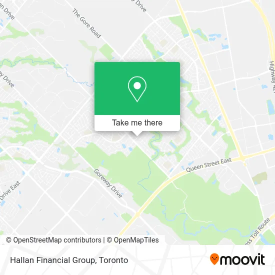 Hallan Financial Group map