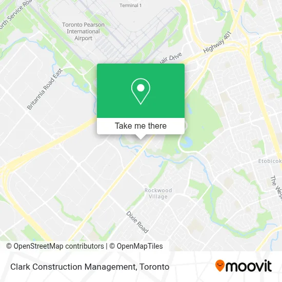 Clark Construction Management map