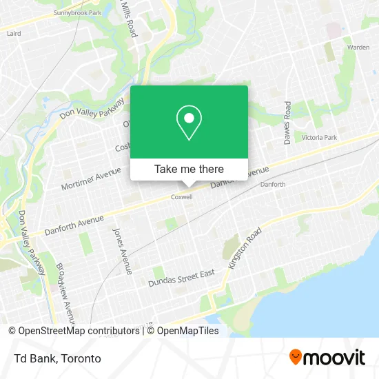 Td Bank map