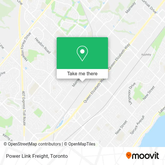 Power Link Freight map