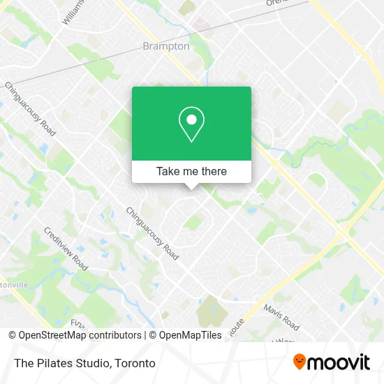 The Pilates Studio map