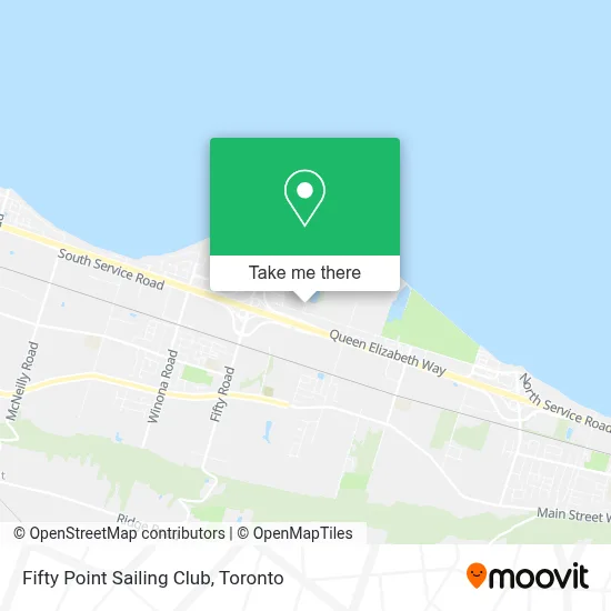 Fifty Point Sailing Club map