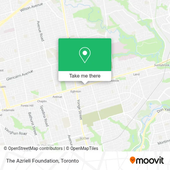 The Azrieli Foundation map