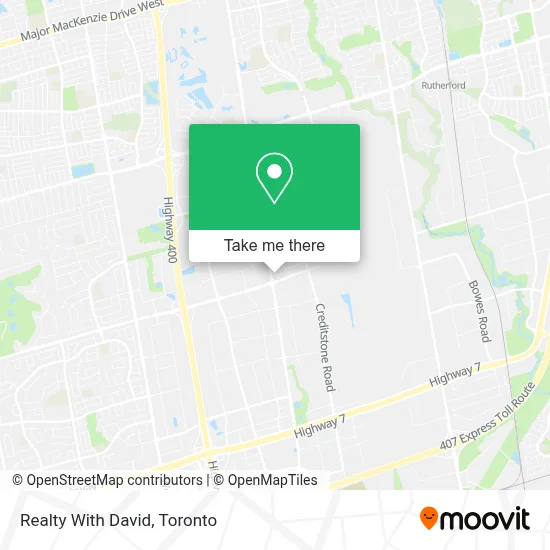 Realty With David map