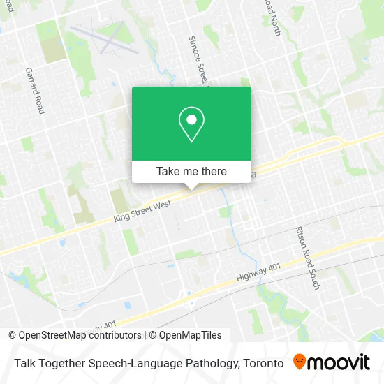 Talk Together Speech-Language Pathology map