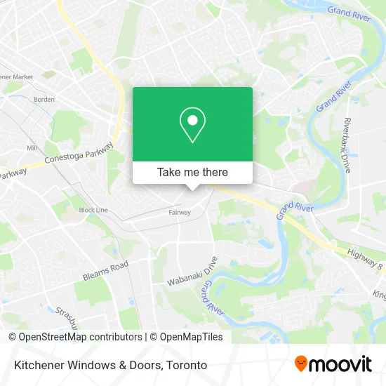 Kitchener Windows & Doors map