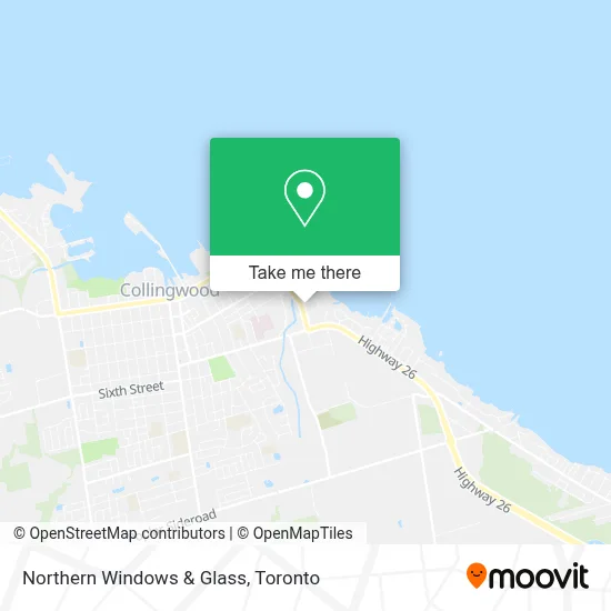 Northern Windows & Glass map