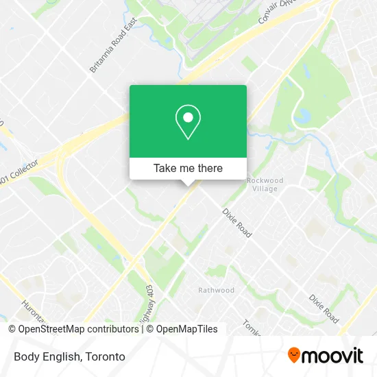 Body English map