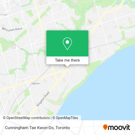 Cunningham Tae Kwon-Do map