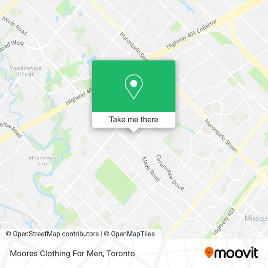 Moores Clothing For Men map