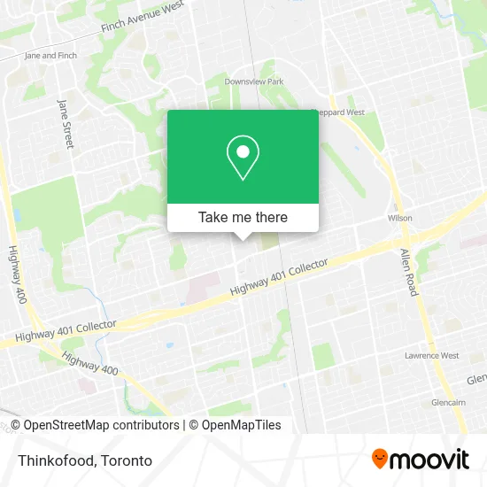 Thinkofood map